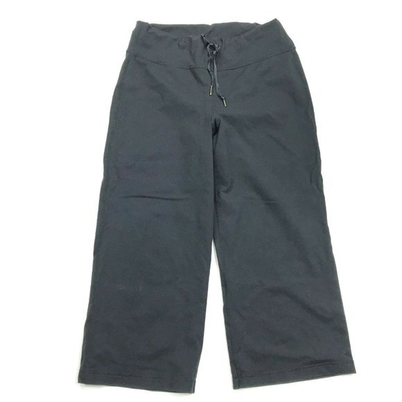 Lululemon Solid Black Cropped‎ Pants Stretch - Picture 2 of 6